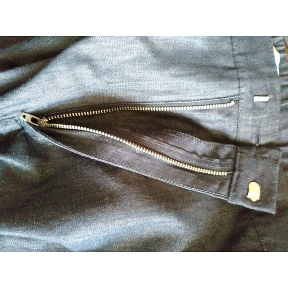 Kika Vargas x Target Womens 24W/26W Wide Leg Scalloped Pocket Indigo Pants NEW - Picture 4 of 8